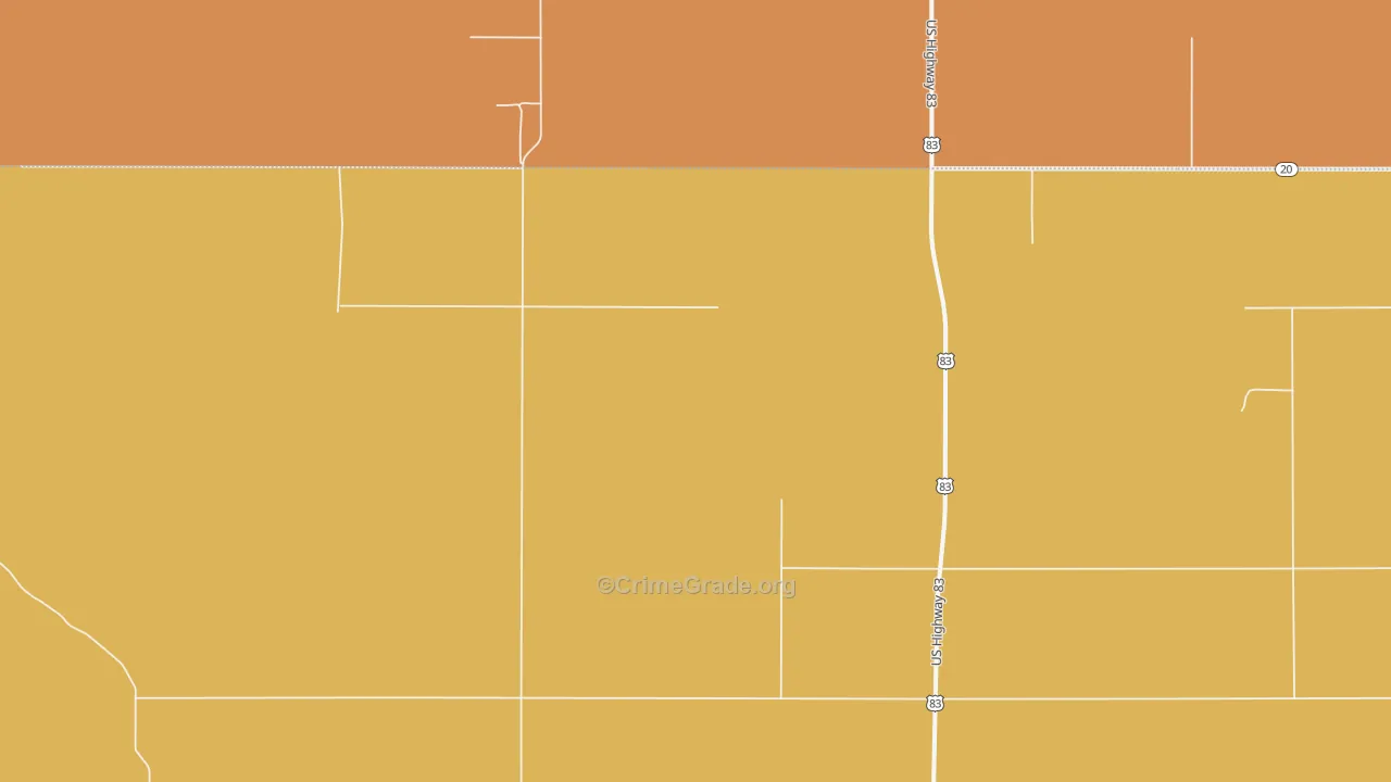 Fayette, SD Map of Vandalism Rates