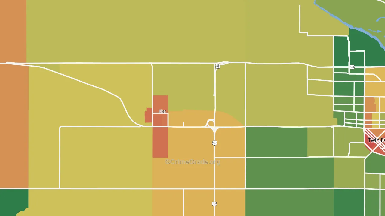 Filer, ID Map of Vandalism Rates