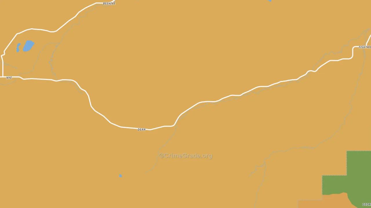 Fishtail, MT Map of Vandalism Rates
