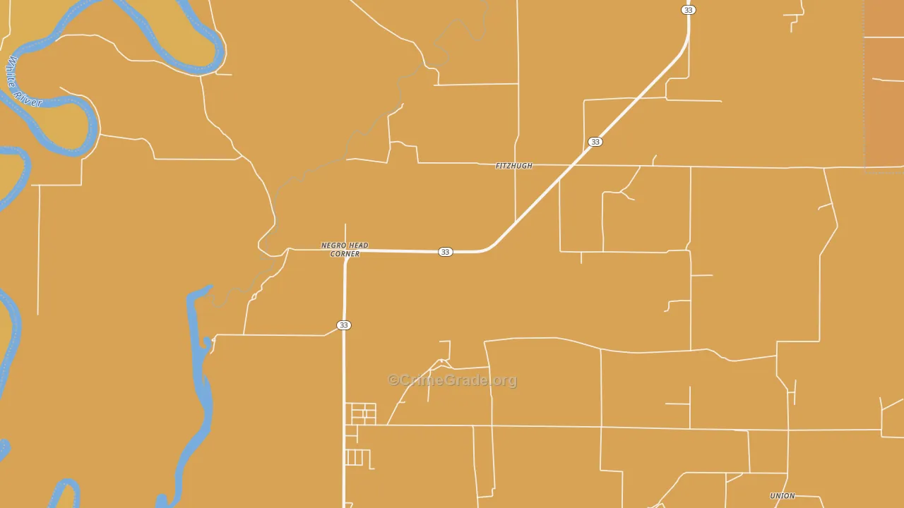 Fitzhugh, AR Map of Vandalism Rates