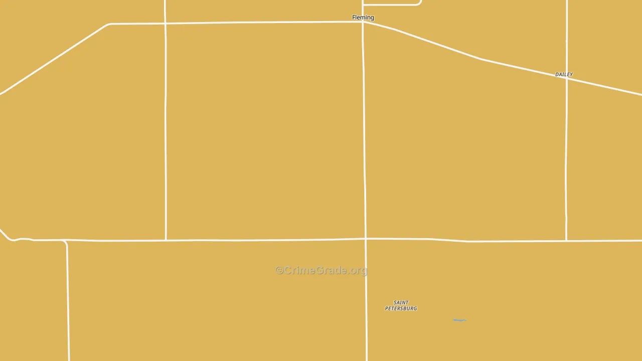 Fleming, CO Map of Vandalism Rates