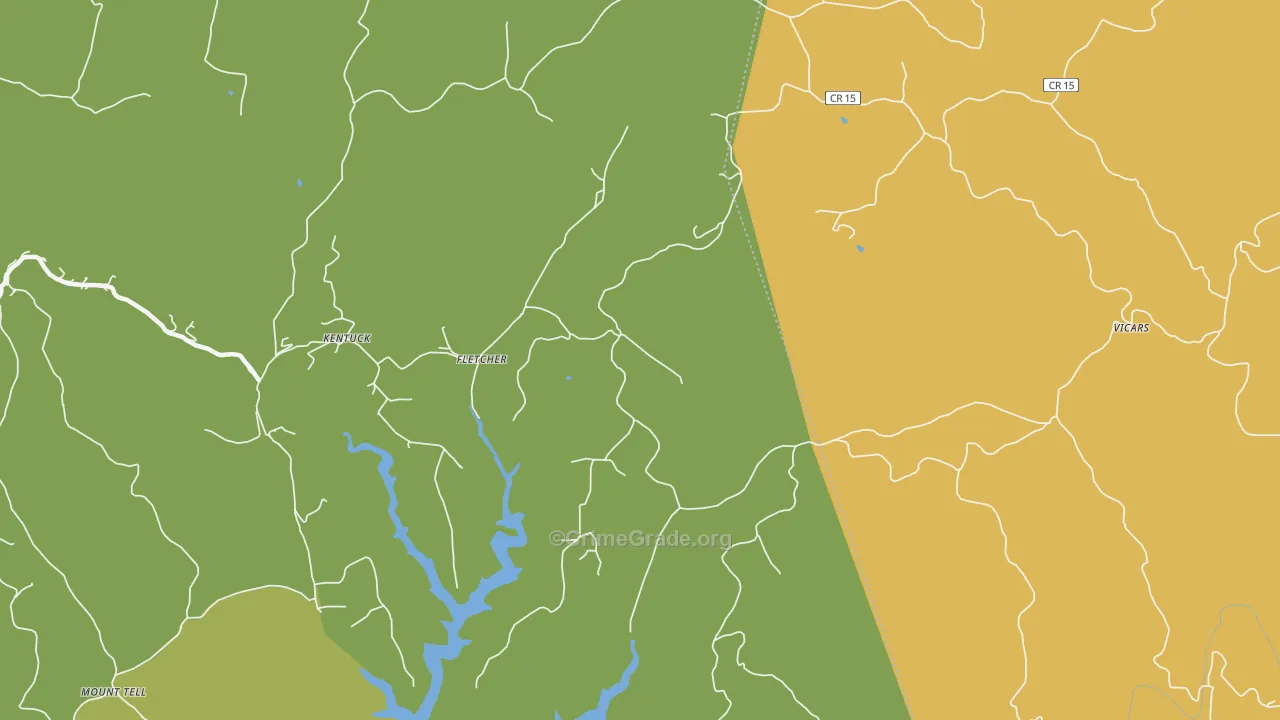 Fletcher, WV Map of Vandalism Rates