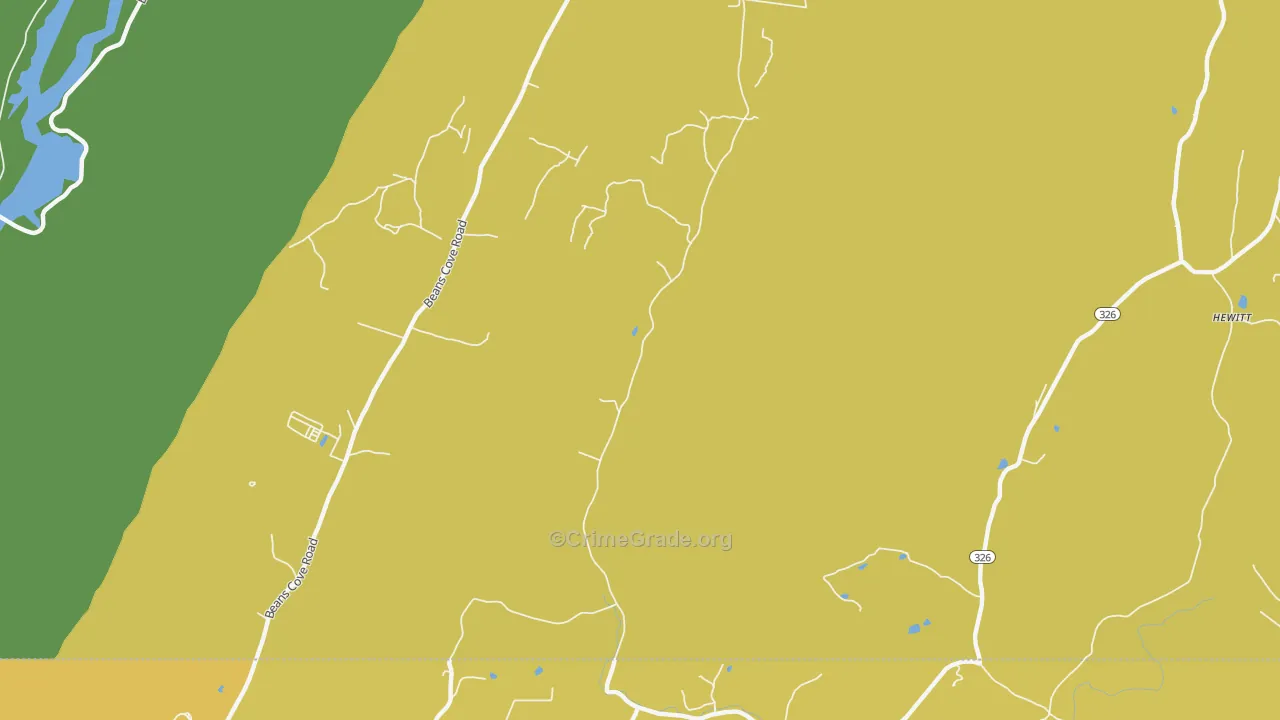 Flintstone, PA Map of Vandalism Rates