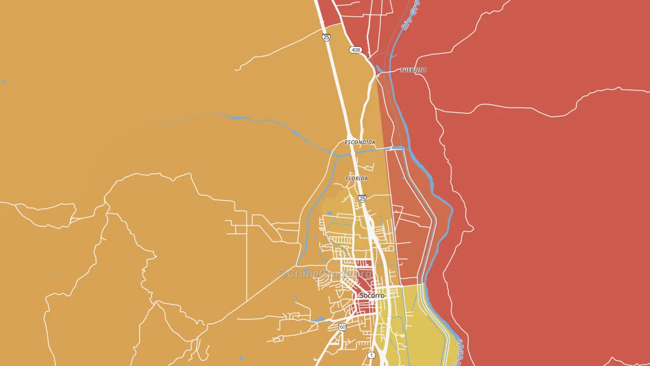 Florida, NM Map of Vandalism Rates