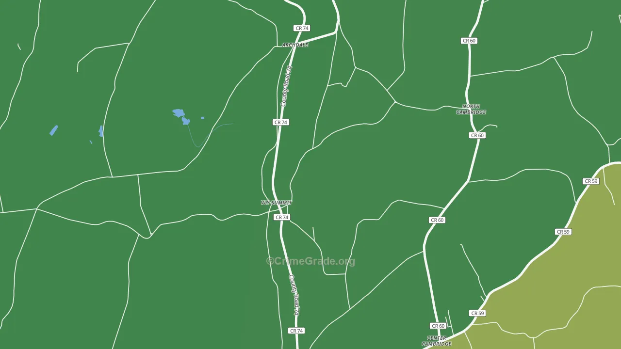 Fly Summit, NY Map of Vandalism Rates