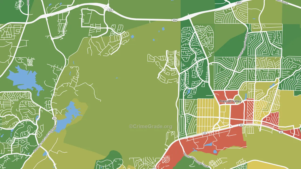 Forbing Park, AZ Map of Vandalism Rates