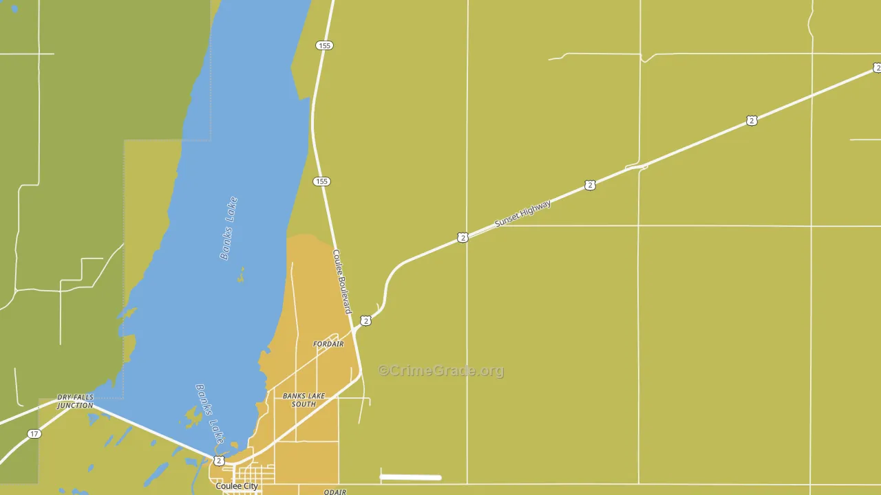 Fordair, WA Map of Vandalism Rates