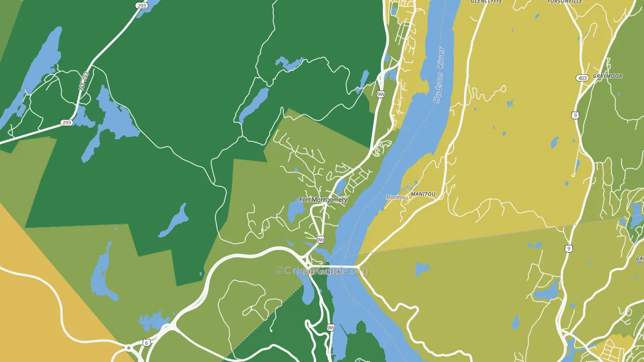 Fort Montgomery, NY Map of Vandalism Rates