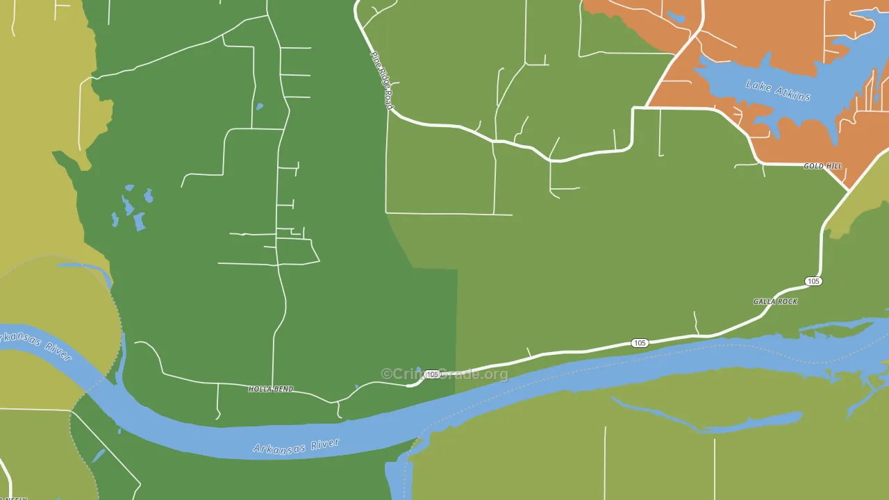 Fowler, AR Map of Vandalism Rates