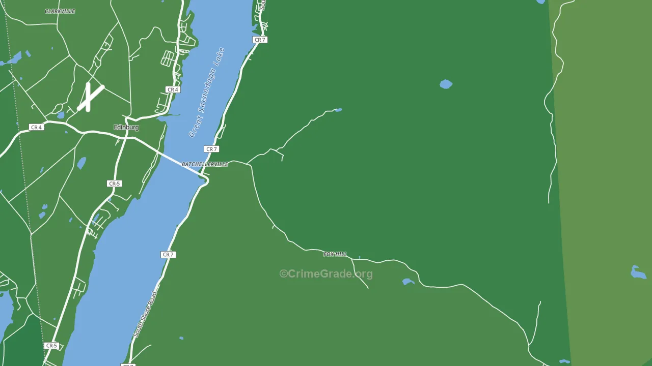Fox Hill, NY Map of Vandalism Rates