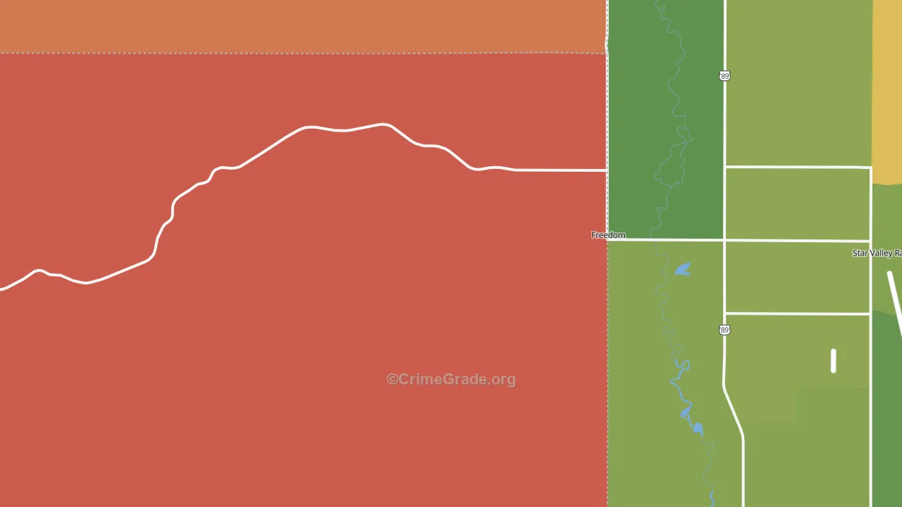 Freedom, ID Map of Vandalism Rates
