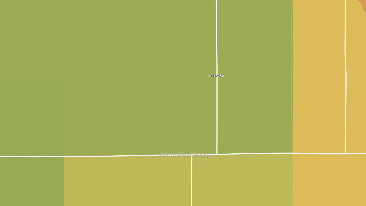 Freeport, KS Map of Vandalism Rates