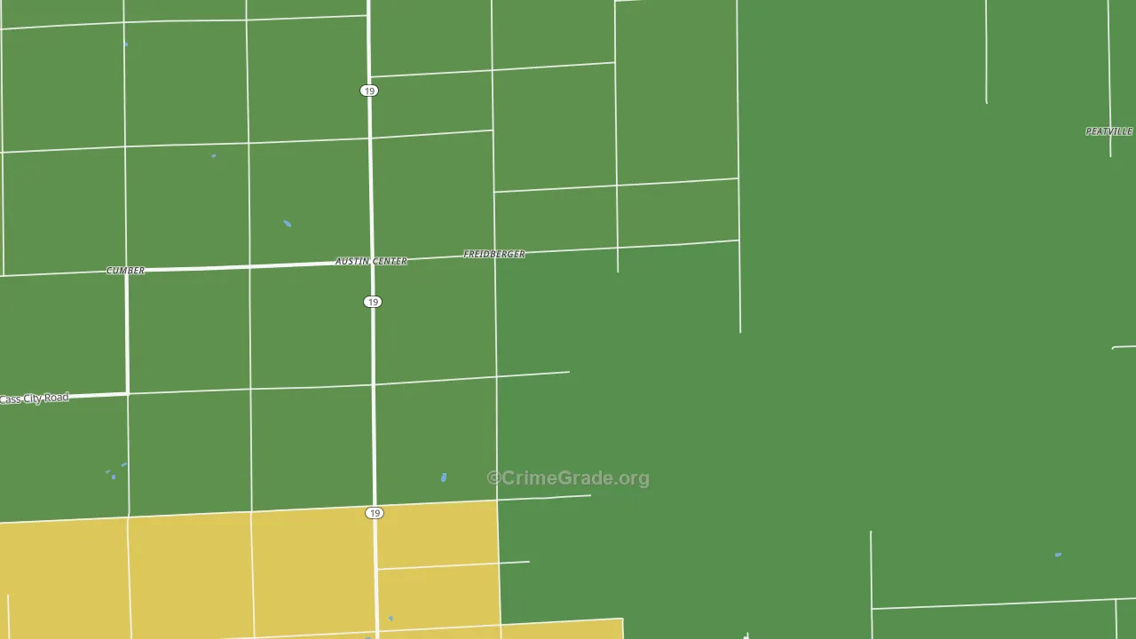 Freidberger, MI Map of Vandalism Rates
