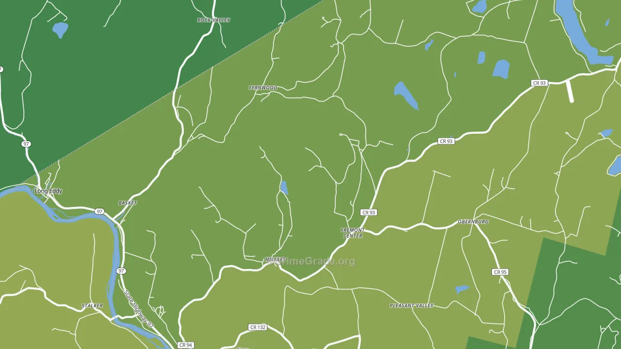Fremont Center, NY Map of Vandalism Rates