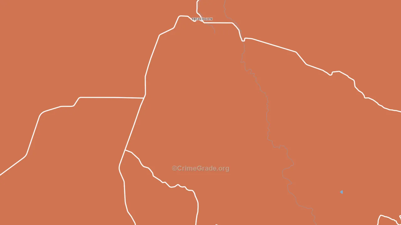 Frenchglen, OR Map of Vandalism Rates