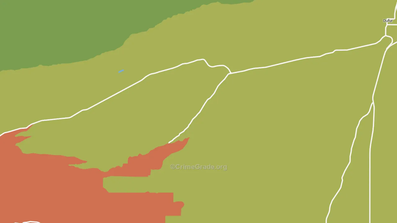 Friend, OR Map of Vandalism Rates