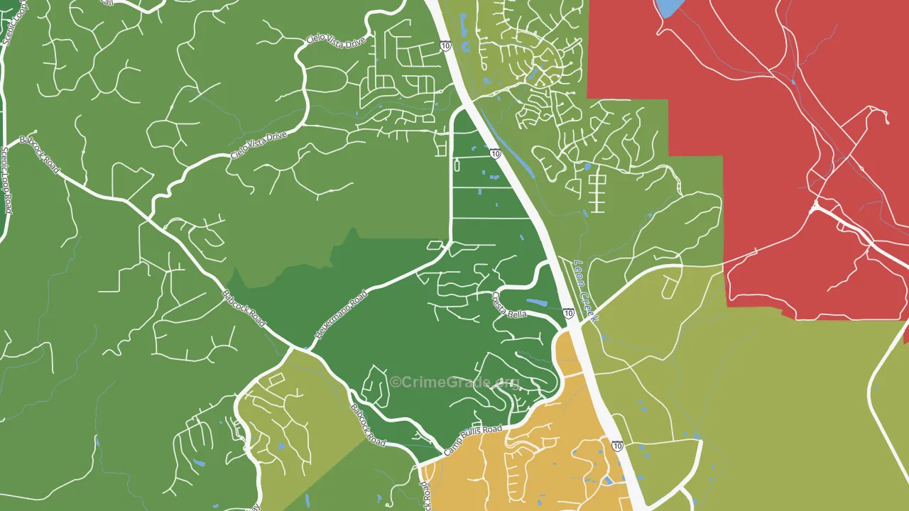 Friends of Friedrich Wilderness Park, San Antonio, TX Map of Vandalism Rates
