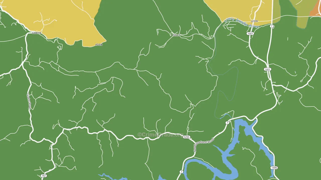 Fultz, KY Map of Vandalism Rates