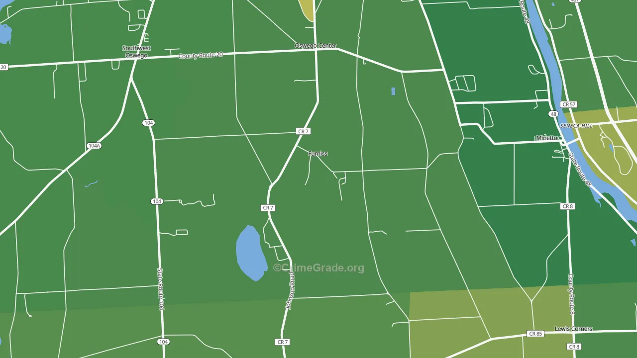 Furniss, NY Map of Vandalism Rates