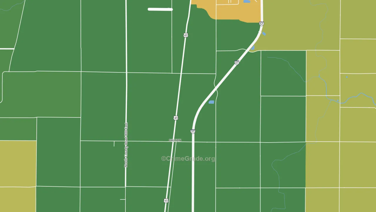 Galton, IL Map of Vandalism Rates