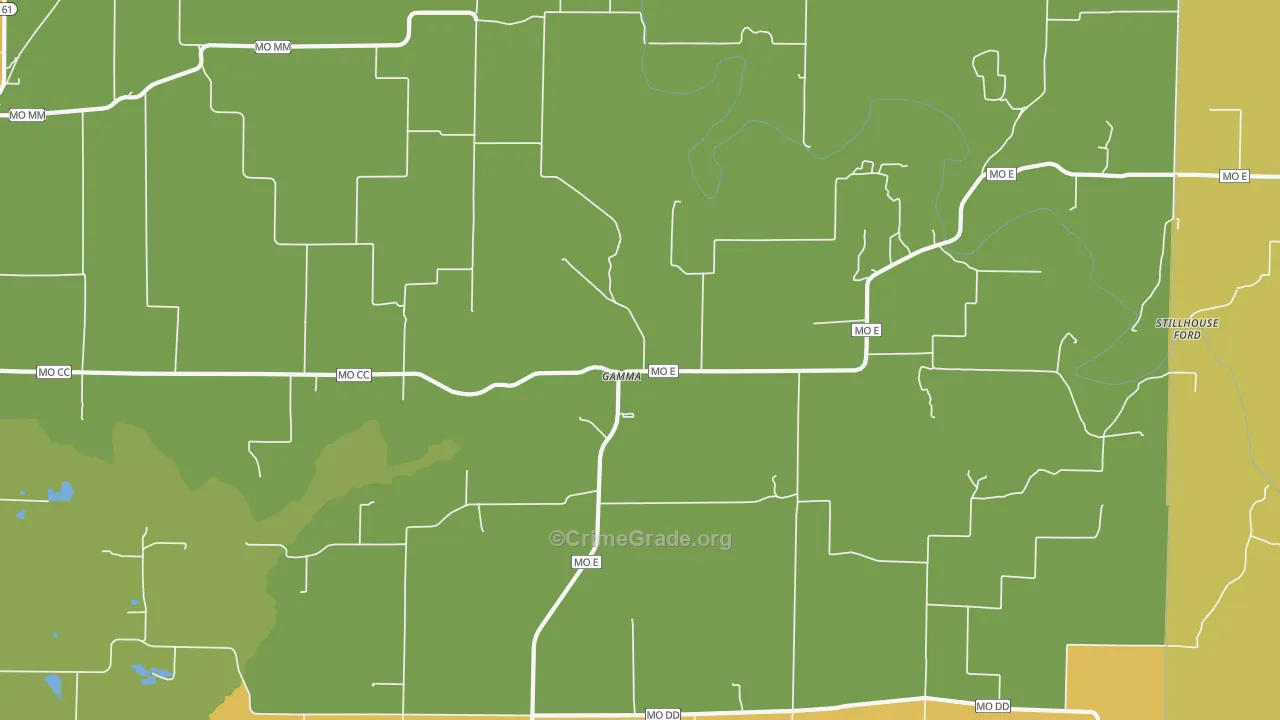 Gamma, MO Map of Vandalism Rates