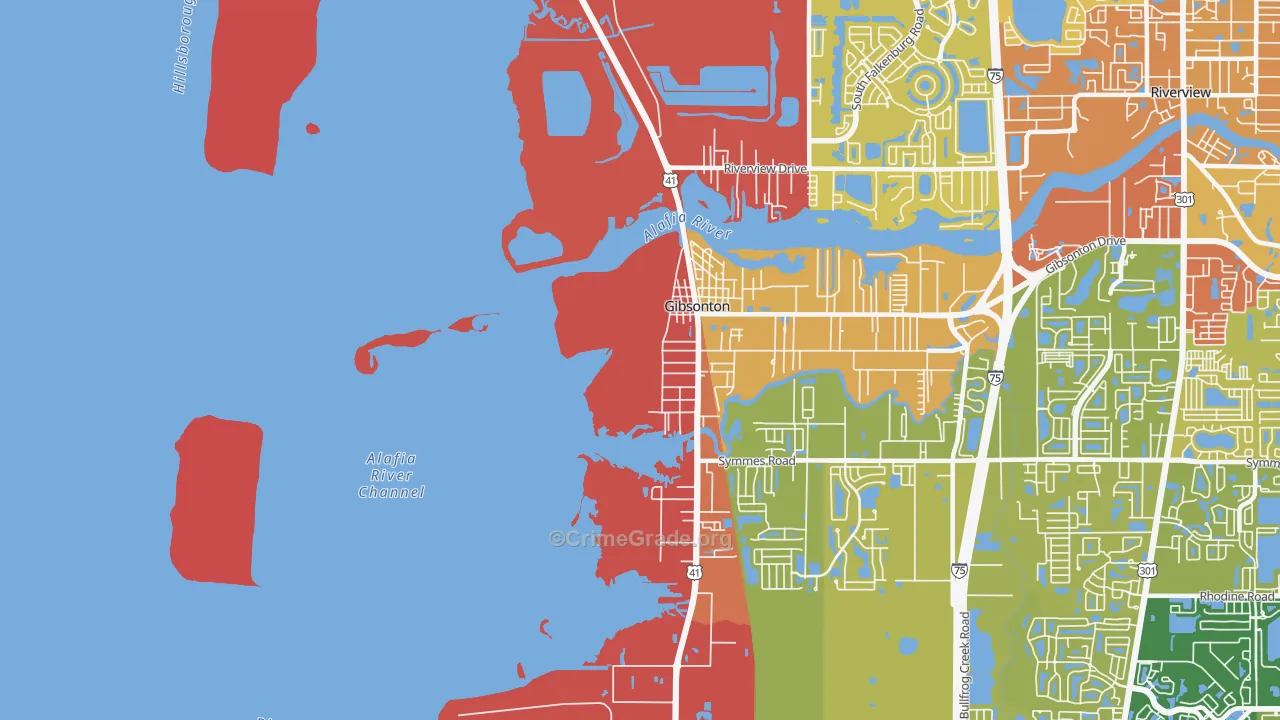 Gardenville, FL Map of Vandalism Rates