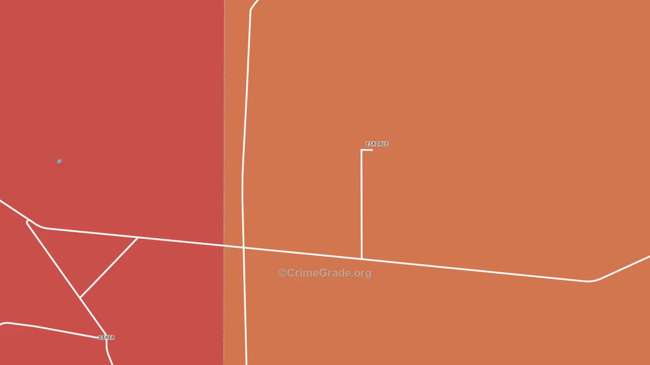Garrison, UT Map of Vandalism Rates
