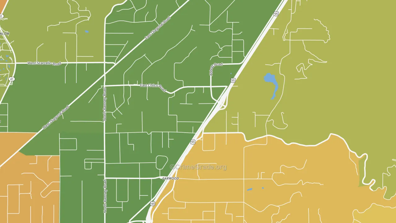 Garwood, ID Map of Vandalism Rates