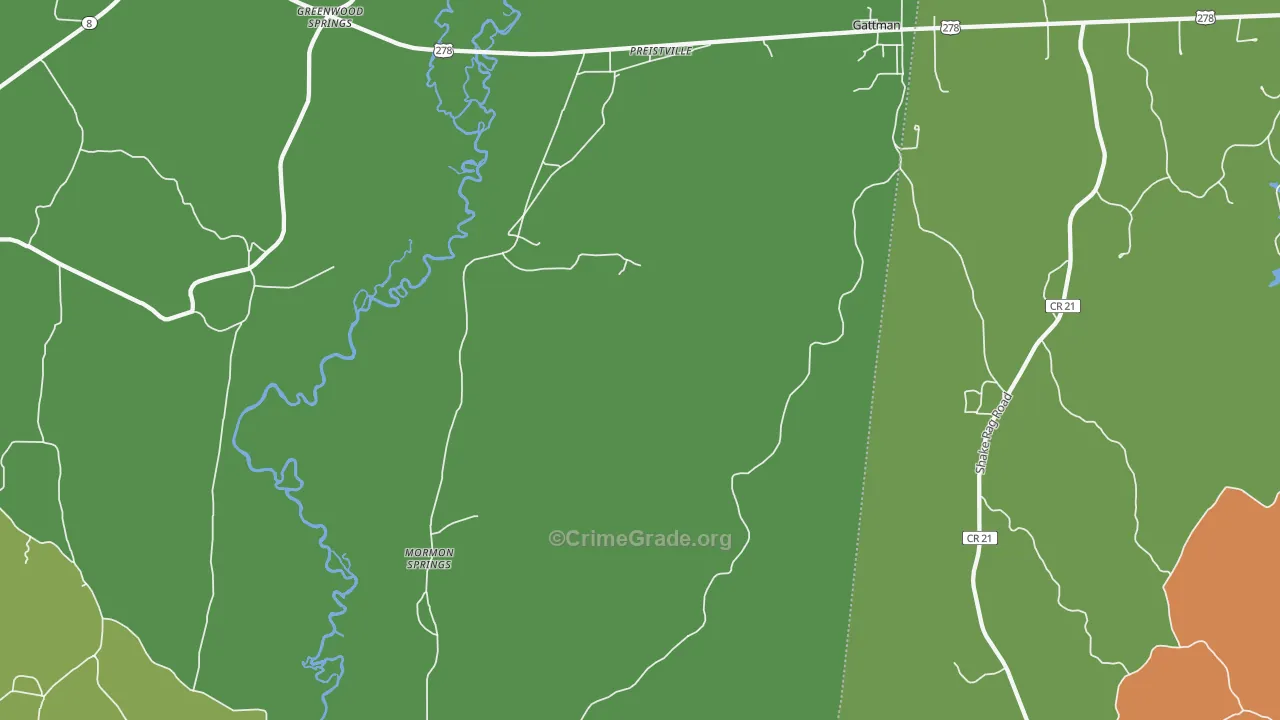 Gattman, MS Map of Vandalism Rates