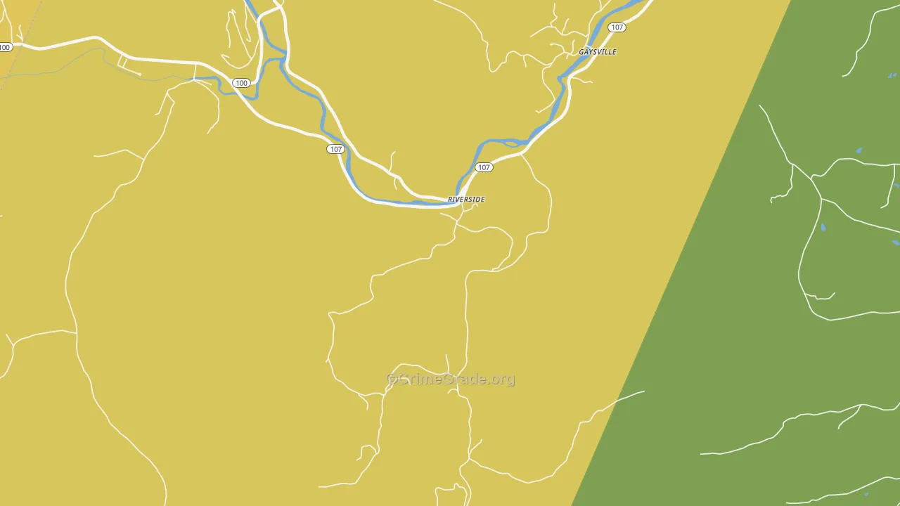 Gaysville, VT Map of Vandalism Rates