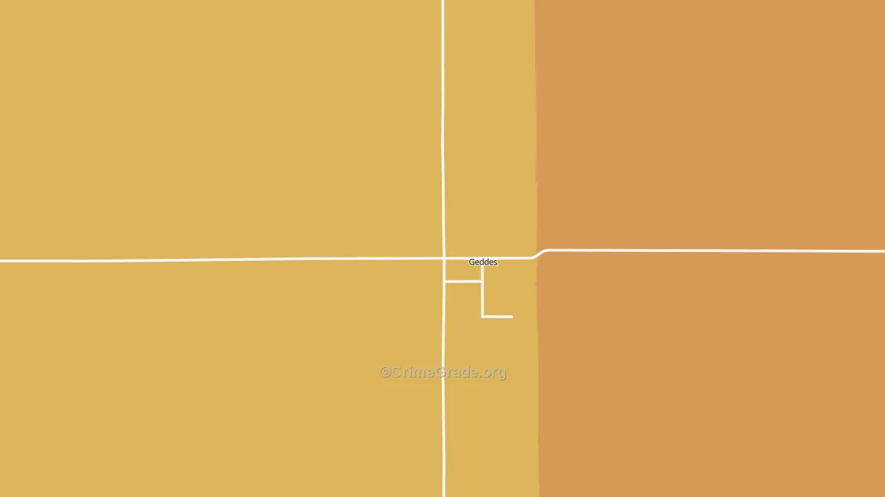 Geddes, SD Map of Vandalism Rates