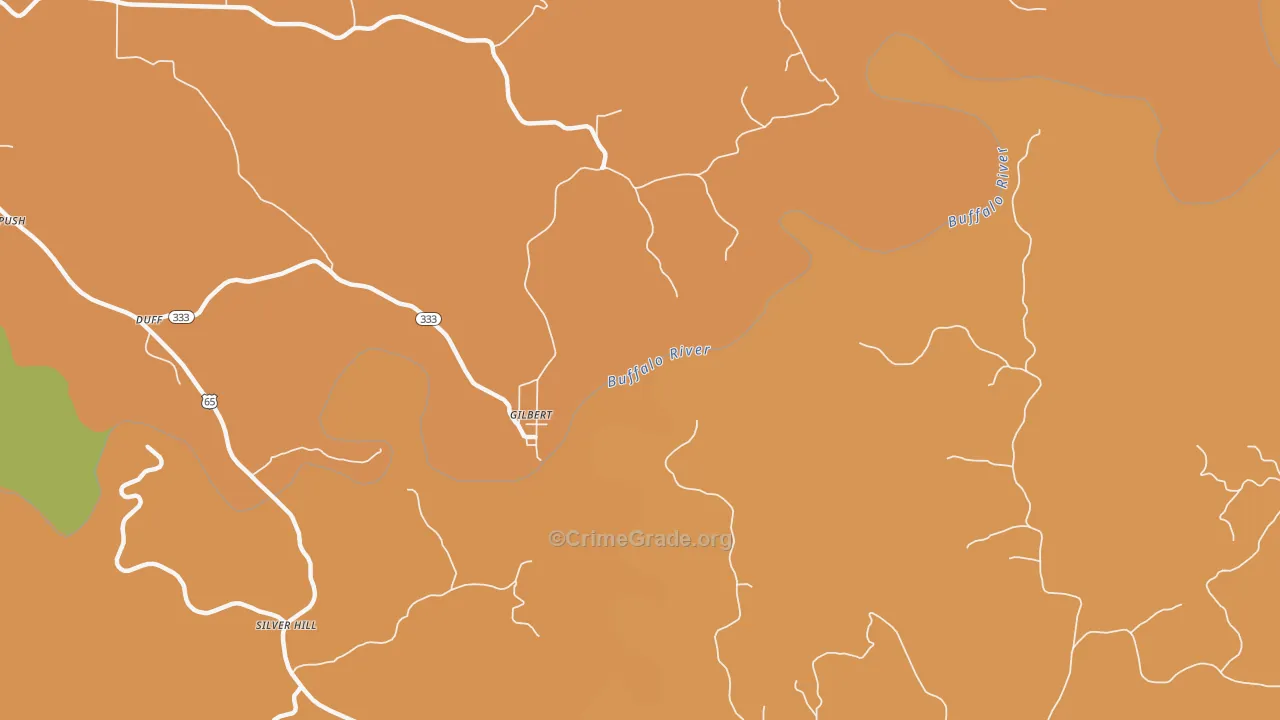 Gilbert, AR Map of Vandalism Rates