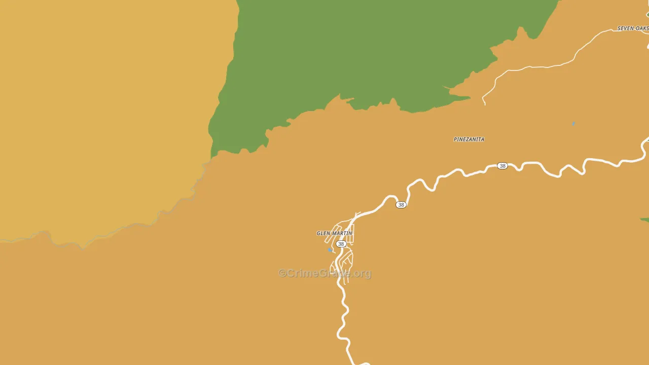 Glen Martin, CA Map of Vandalism Rates