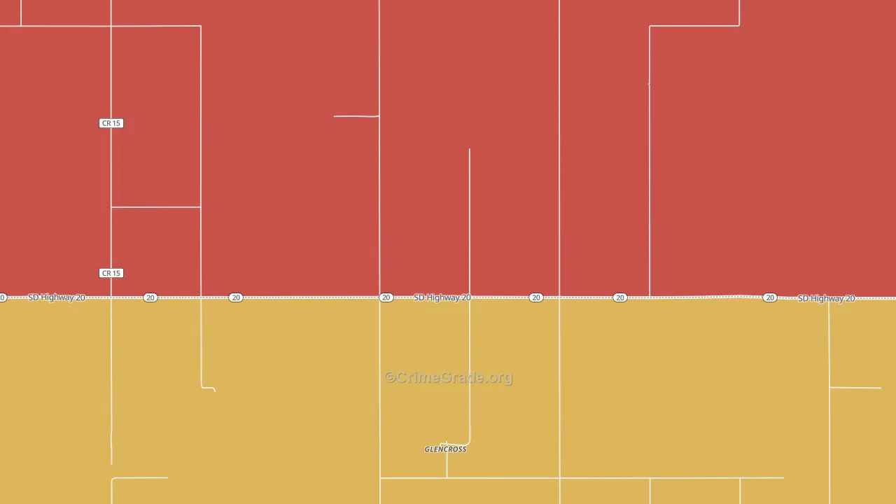 Glencross, SD Map of Vandalism Rates