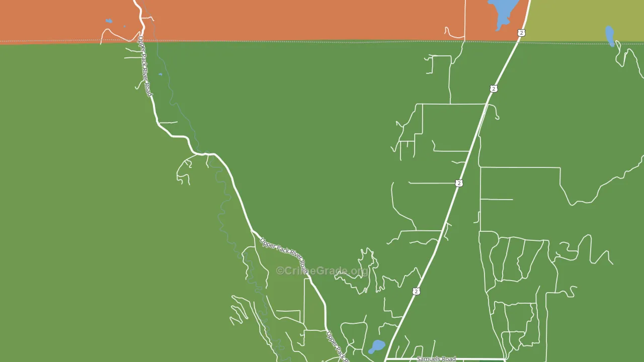 Glengary, ID Map of Vandalism Rates