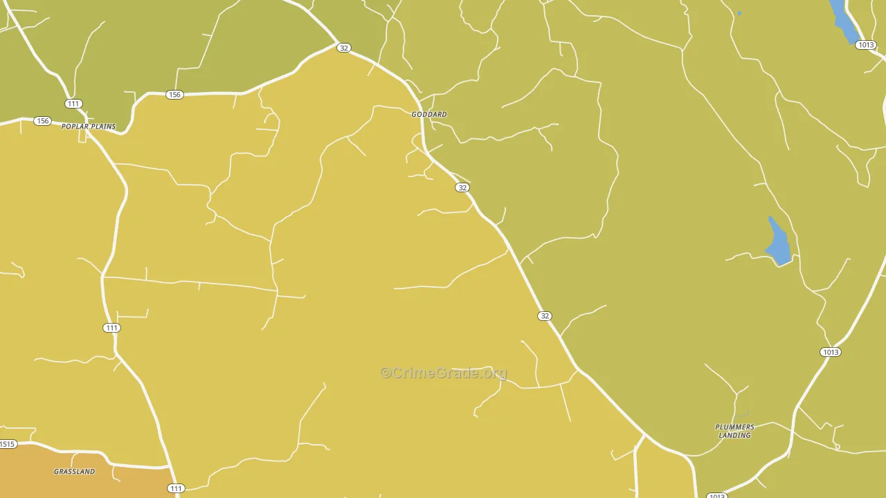 Goddard, KY Map of Vandalism Rates