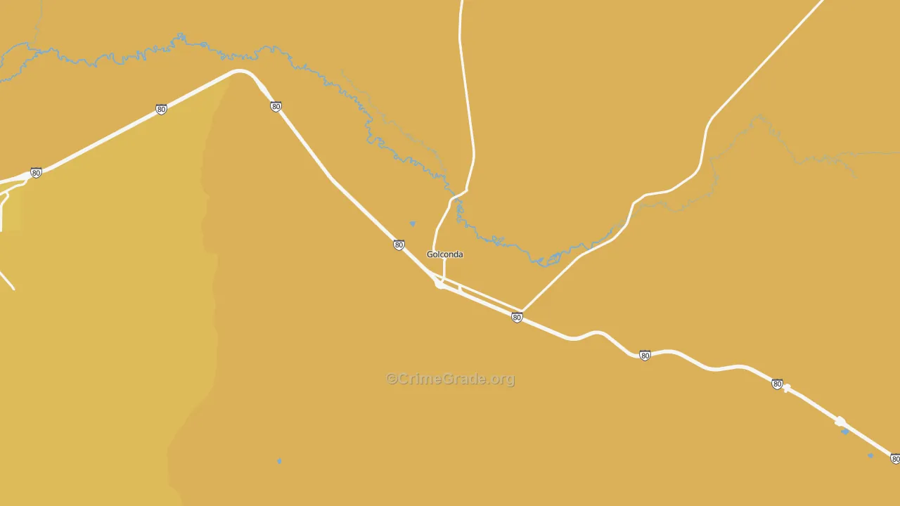 Golconda, NV Map of Vandalism Rates