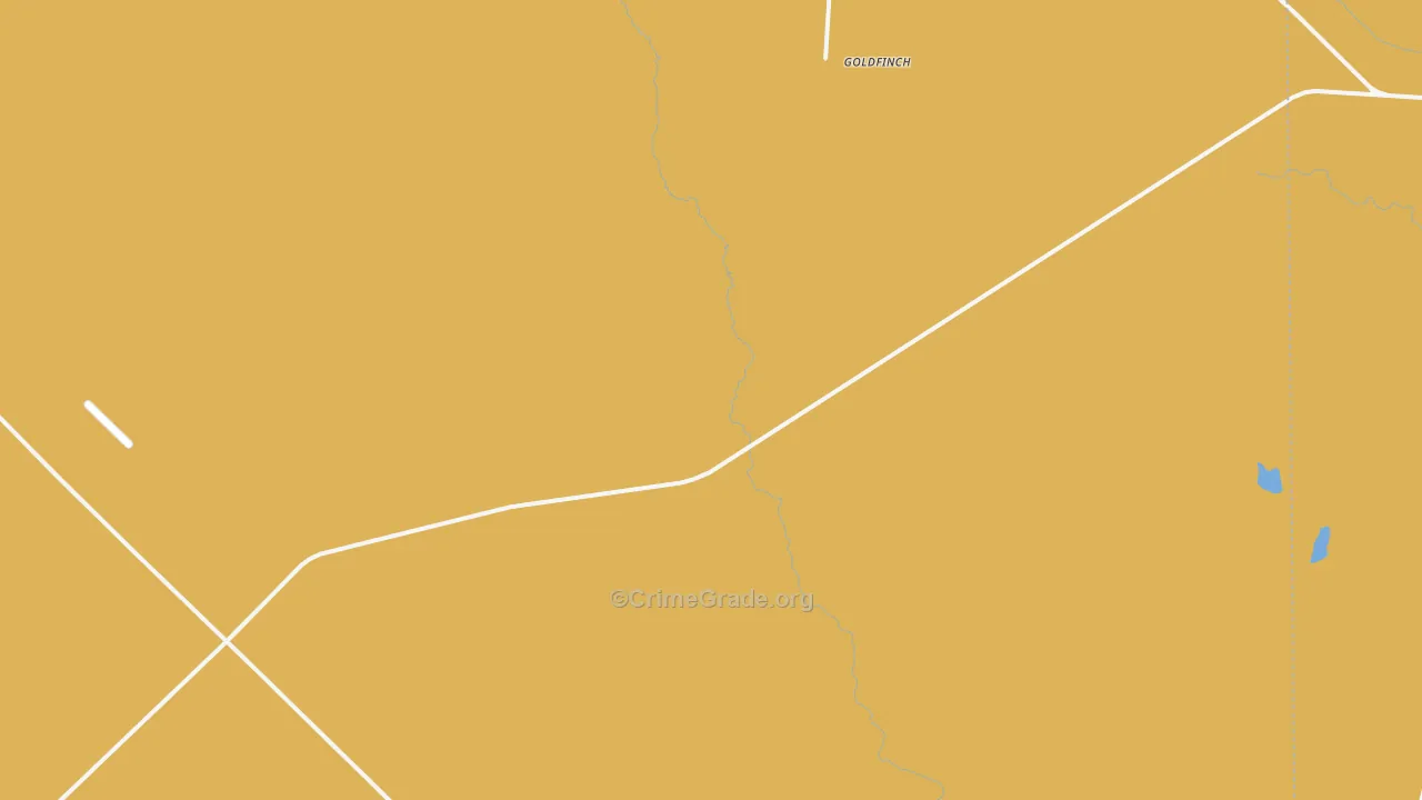 Goldfinch, TX Map of Vandalism Rates