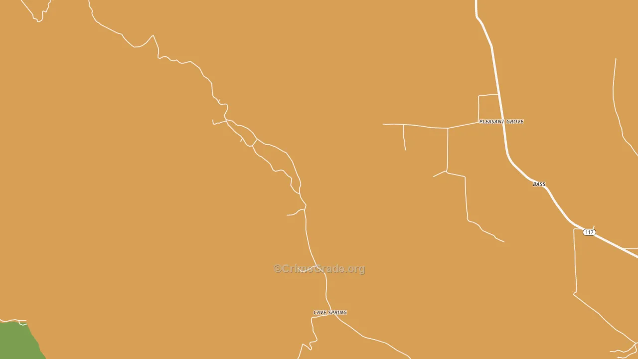 Gonce, AL Map of Vandalism Rates