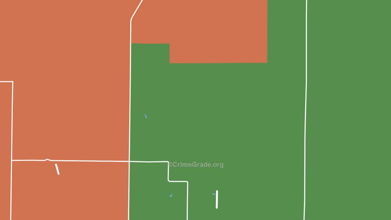 Gove, KS Map of Vandalism Rates