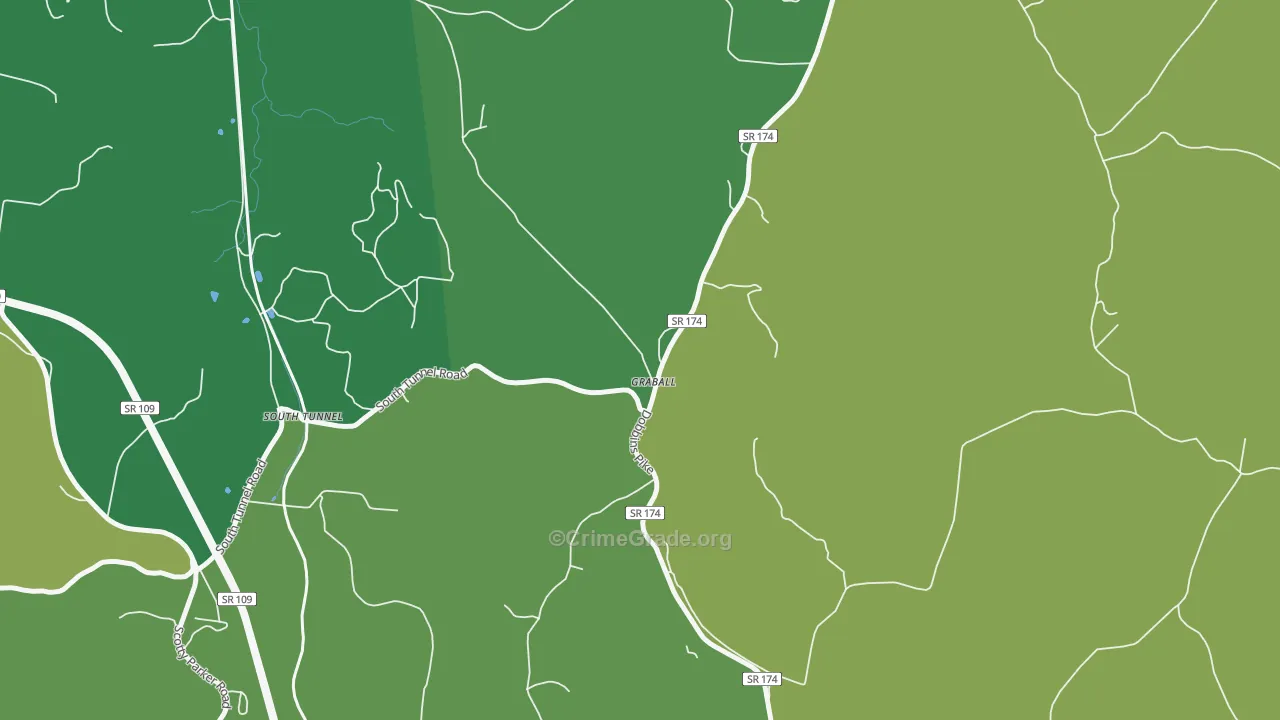 Graball, TN Map of Vandalism Rates