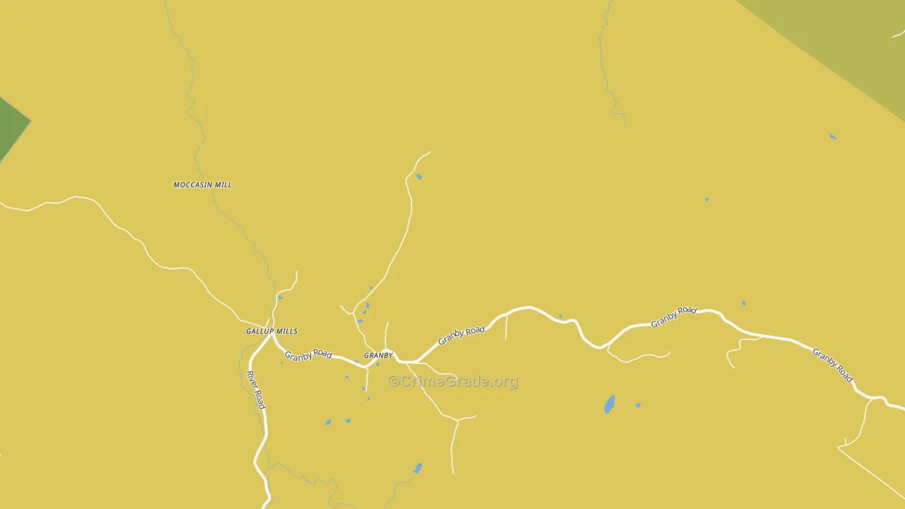 Granby, VT Map of Vandalism Rates