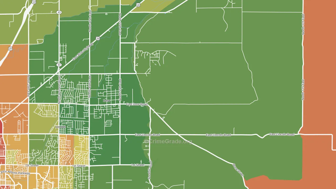 Grant, ID Map of Vandalism Rates