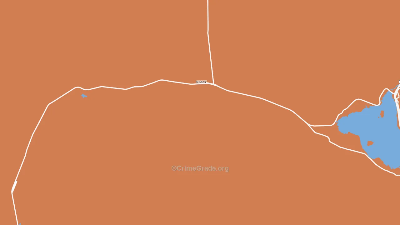 Grant, MT Map of Vandalism Rates