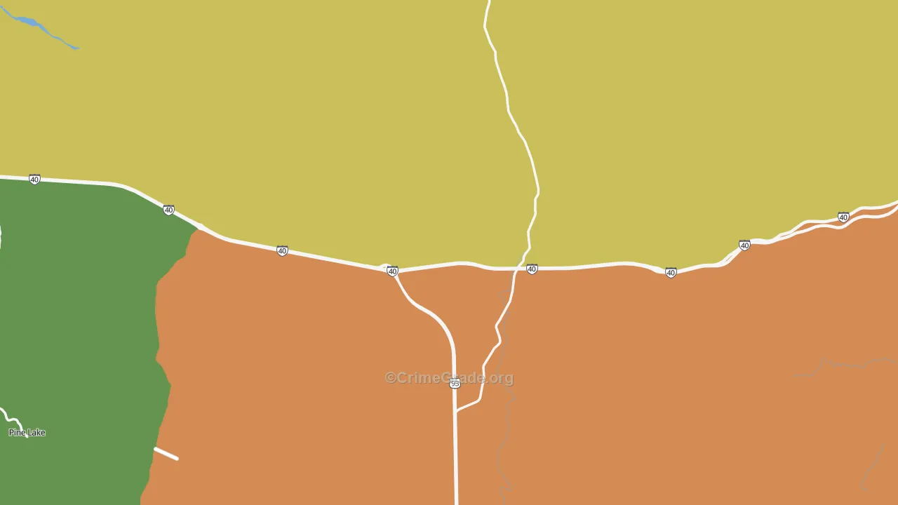 Grasshopper Junction, AZ Map of Vandalism Rates