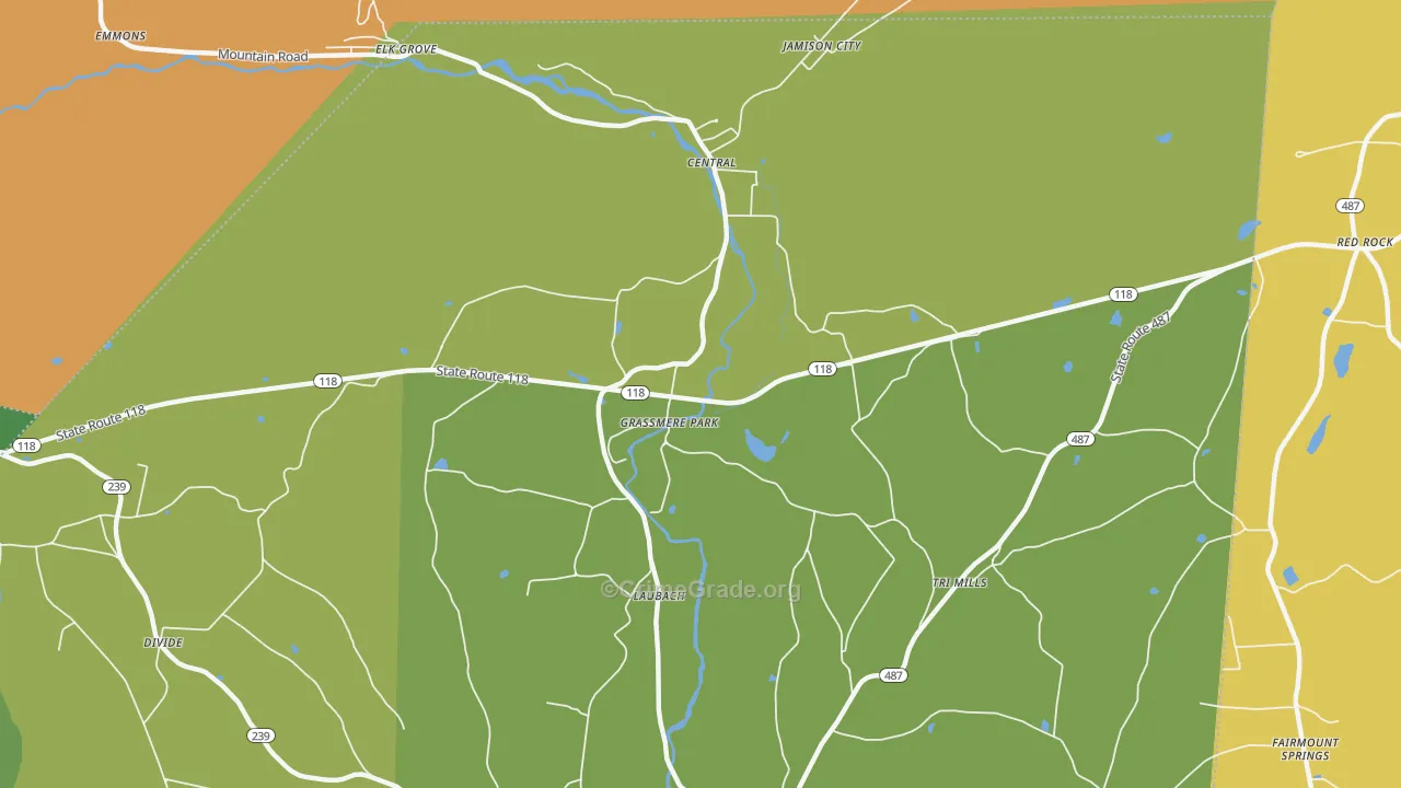 Grassmere Park, PA Map of Vandalism Rates