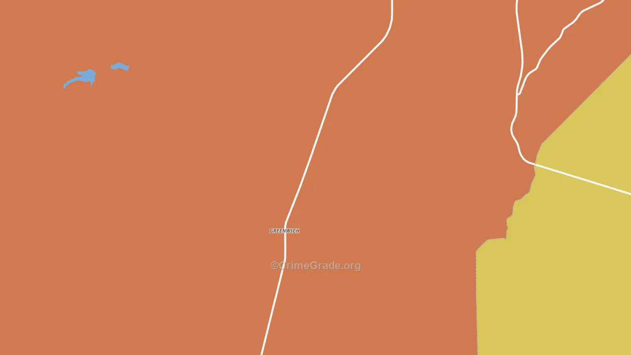 Greenwich, UT Map of Vandalism Rates