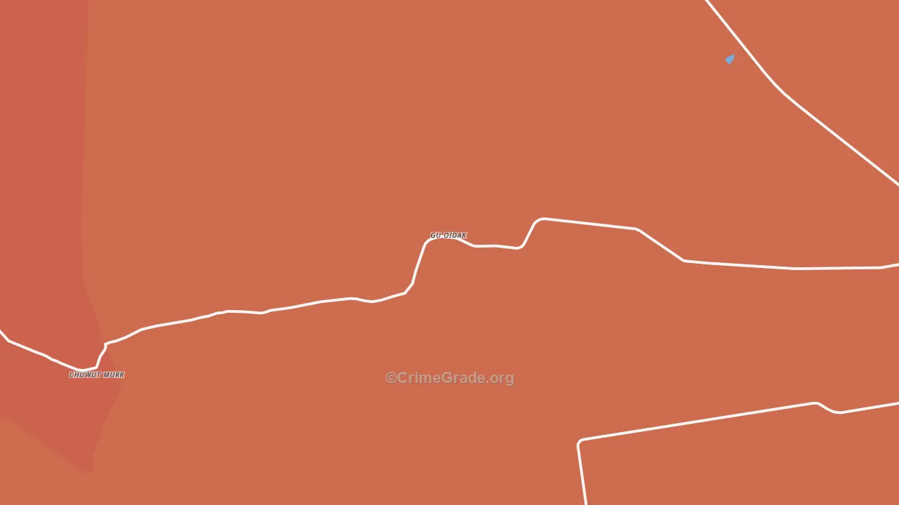 Gu Oidak, AZ Map of Vandalism Rates