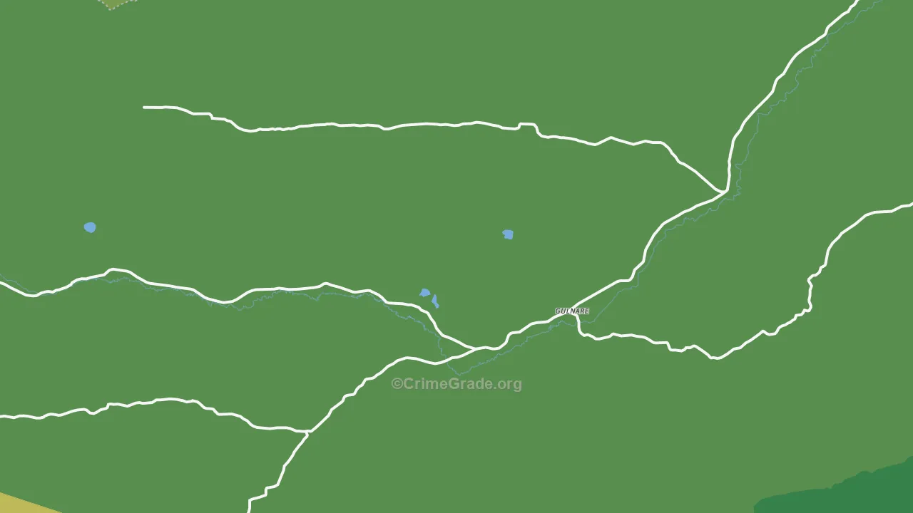 Gulnare, CO Map of Vandalism Rates