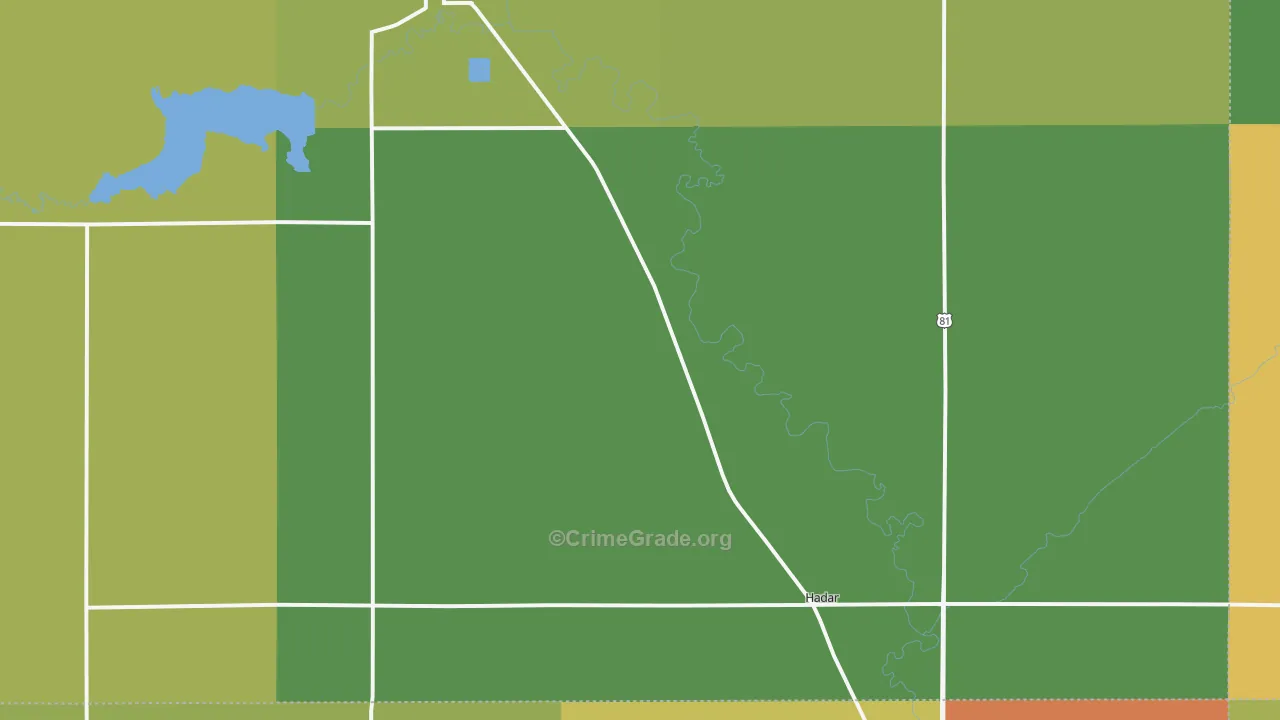 Hadar, NE Map of Vandalism Rates
